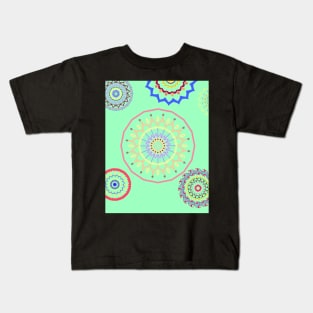Cheerful Mandala Pattern Kids T-Shirt